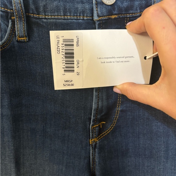 FRAME Le Palazzo Jeans in Orlena Sz 29 Wide Leg - Picture 2 of 5